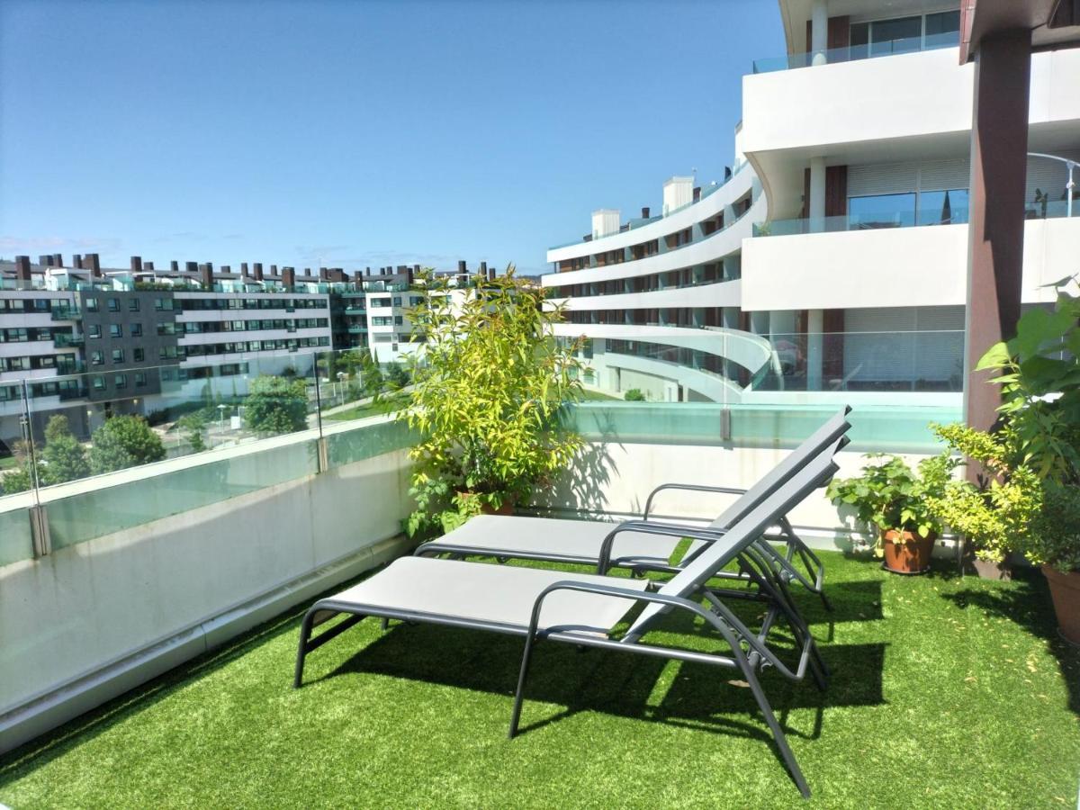 شقة Preciosa Habitacion Doble En Atico Con Terraza II سانتياغو دي كومبوستيلا المظهر الخارجي الصورة